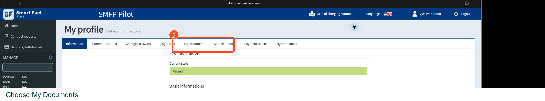 How to upload verification documents securely – krok 2