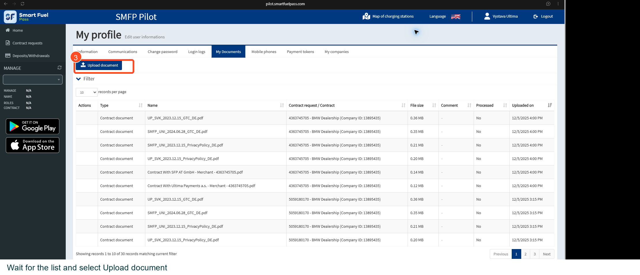 How to upload verification documents securely – krok 3